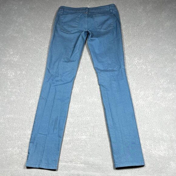 Prana Jeans Womens Size 4/27 Blue Stretch Skinny Straight Denim Pockets - Picture 8 of 13